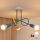 LED Tvirtinamas vaikiškas sietynas OXFORD 3xE27/15W/230V