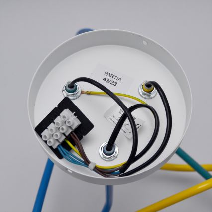 LED Tvirtinamas vaikiškas sietynas OXFORD 3xE27/15W/230V
