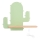 LED vaikiška sieninė lempa su lentyna CACTUS LED/4W/230V žalia/medis