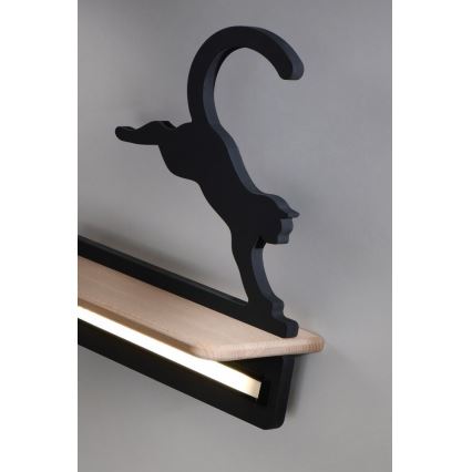 LED vaikiška sieninė lempa su lentyna JUMPING CAT LED/5W/230V