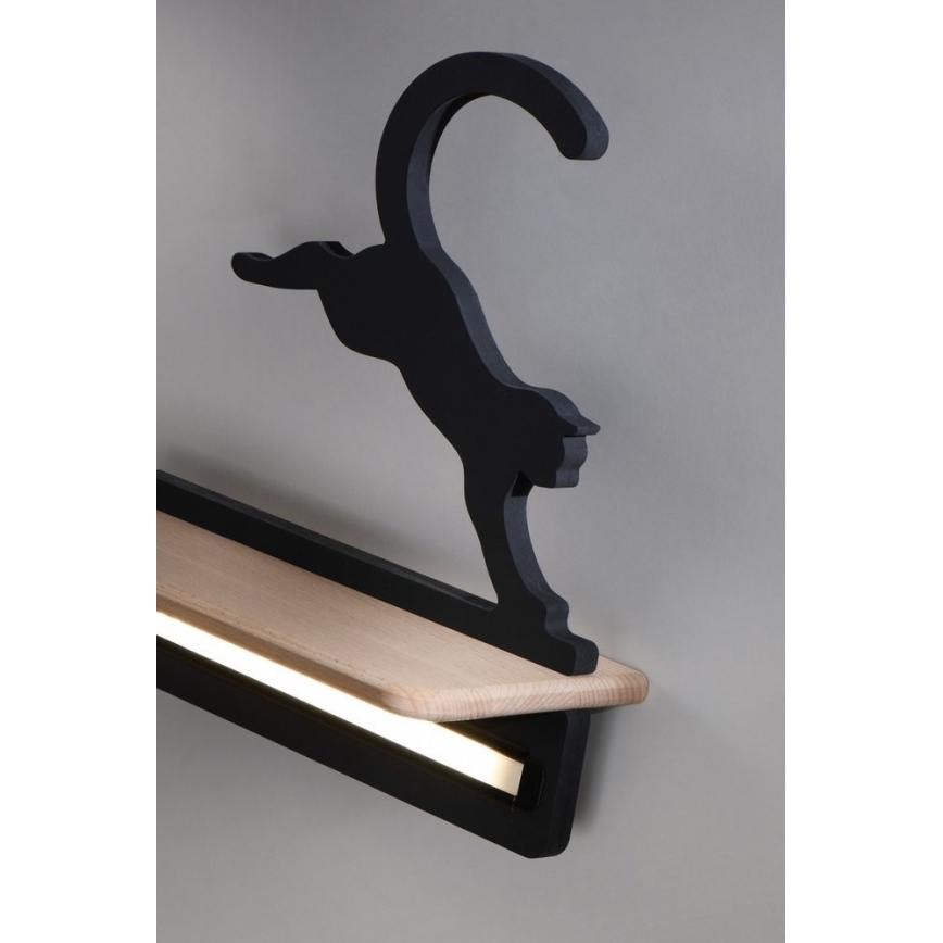 LED vaikiška sieninė lempa su lentyna JUMPING CAT LED/5W/230V