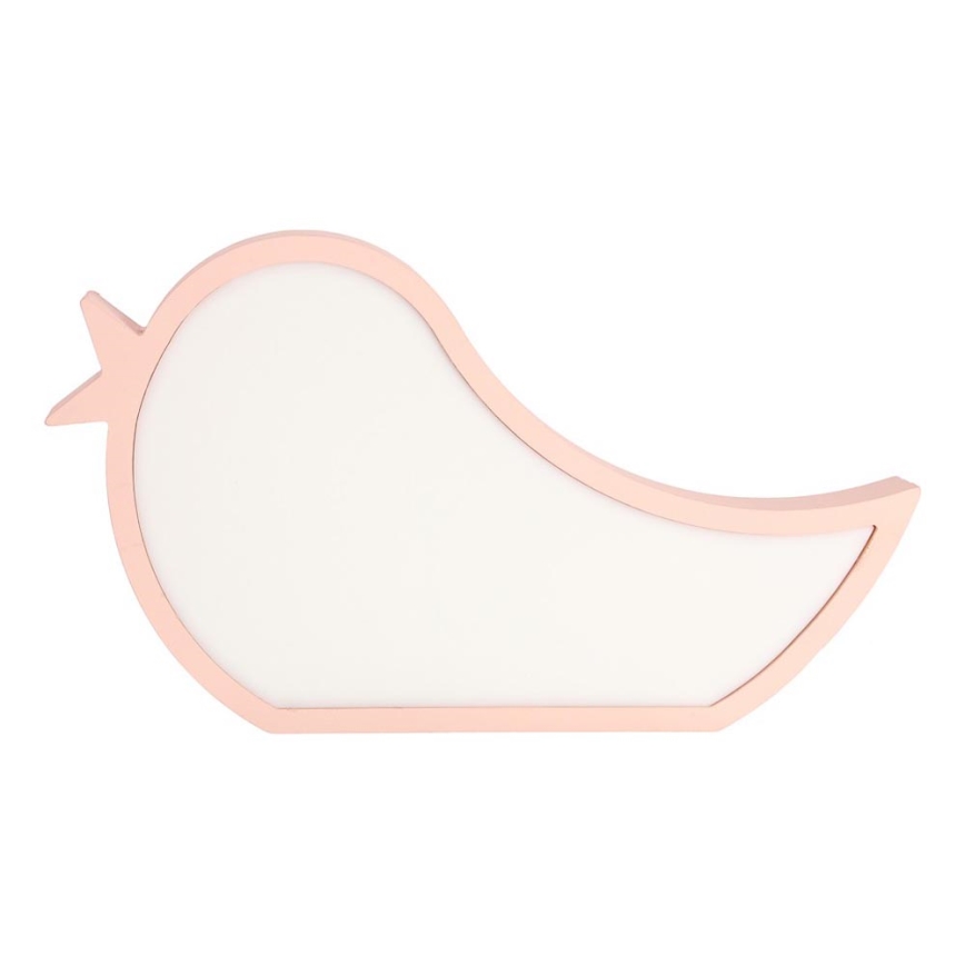 LED vaikiška stalinė lempa BIRD LED/12W/230V rožinė