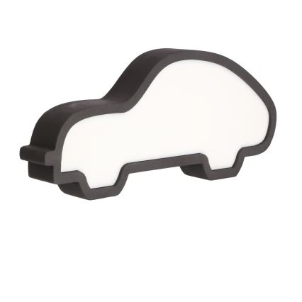 LED vaikiška stalinė lempa CAR, 11 W, 230 V, juoda