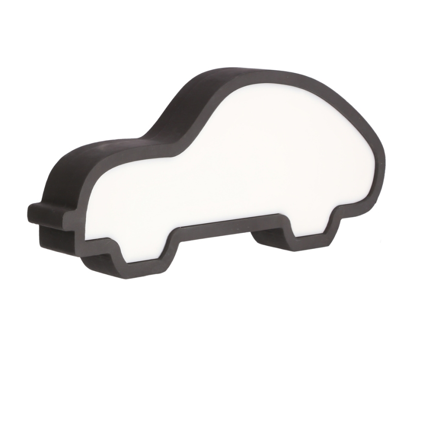 LED vaikiška stalinė lempa CAR, 11 W, 230 V, juoda