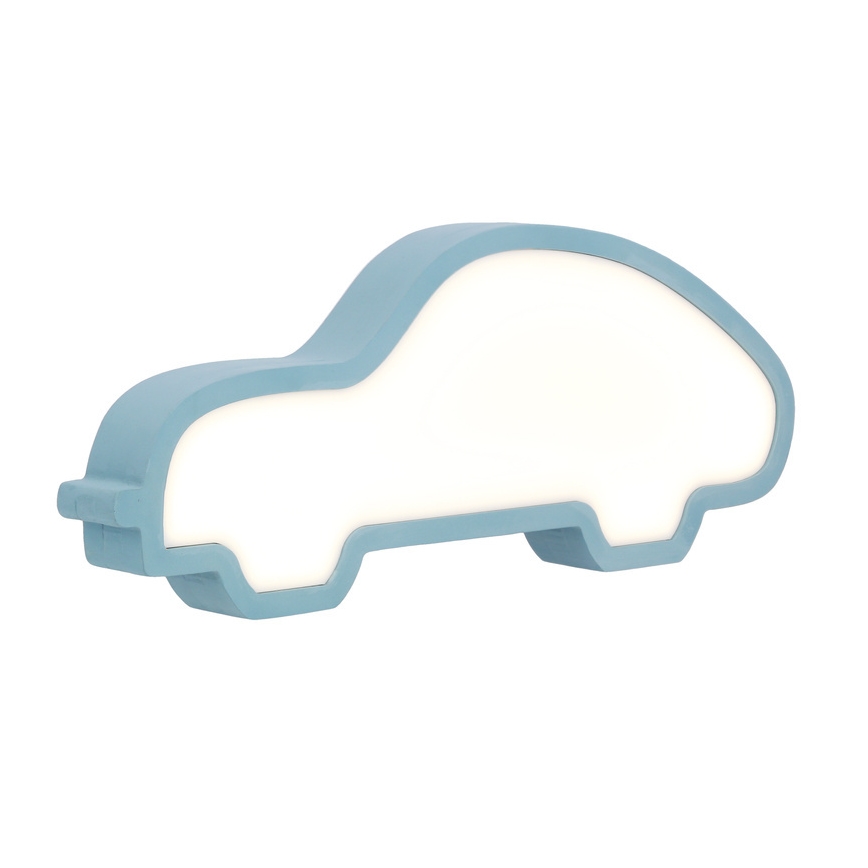 LED vaikiška stalinė lempa CAR LED/11W/230V mėlyna