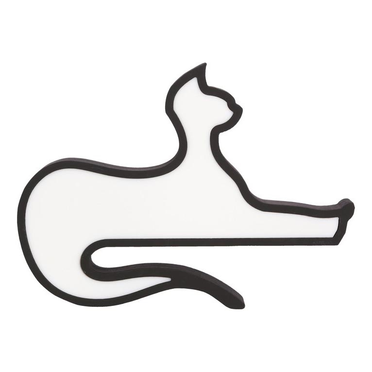 LED vaikiška stalinė lempa CAT LED/13W/230V juoda