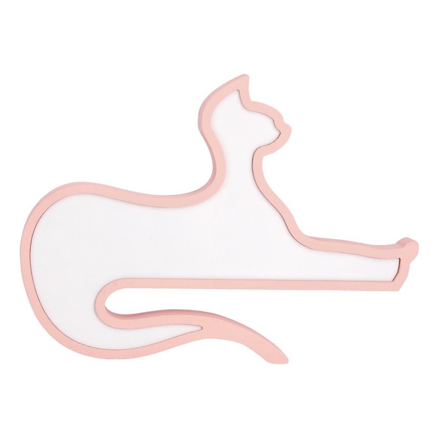 LED vaikiška stalinė lempa CAT LED/13W/230V rožinė