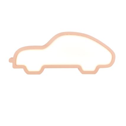 LED Vaikiška stalinė lemputė CAR LED/11W/230V rožinė