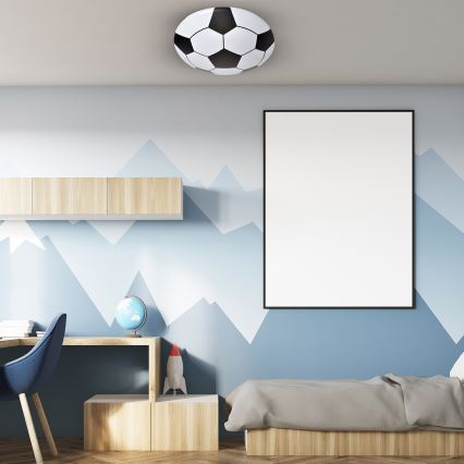 LED Vaikiškas lubinis šviestuvas BALL LED/18W/230V
