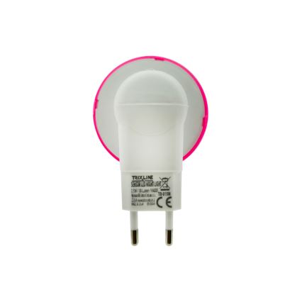 LED vaikiškas naktinis šviestuvas su prieblandos jutikliu LED/0,5W/230V Musmirė