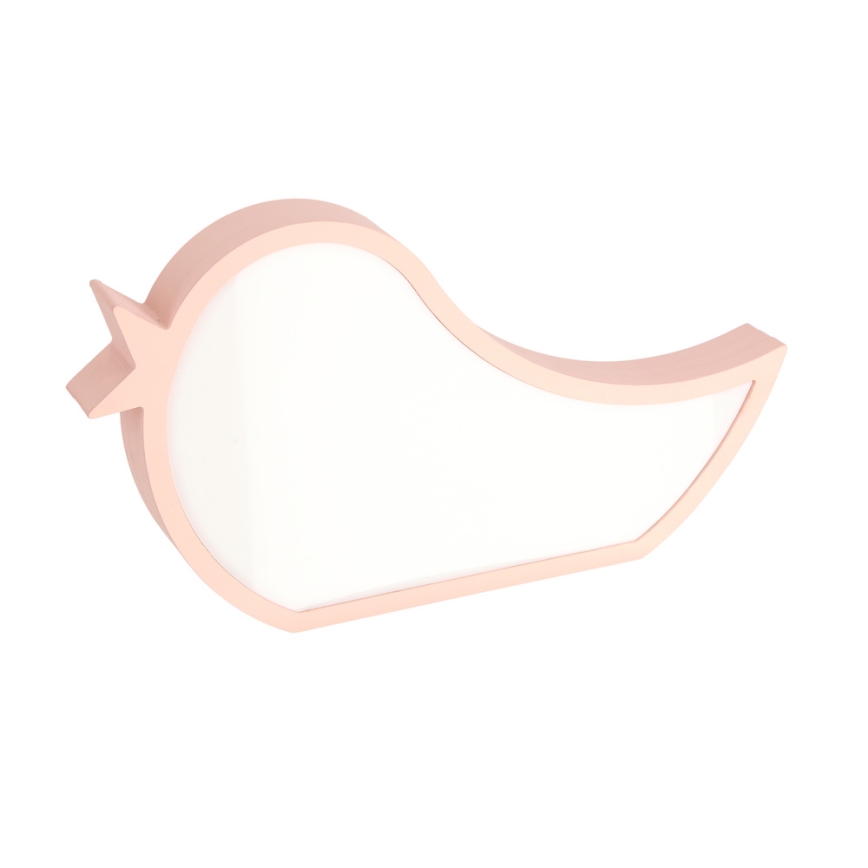 LED Vaikų stalinė lempa BIRD LED/12W/230V rožinė