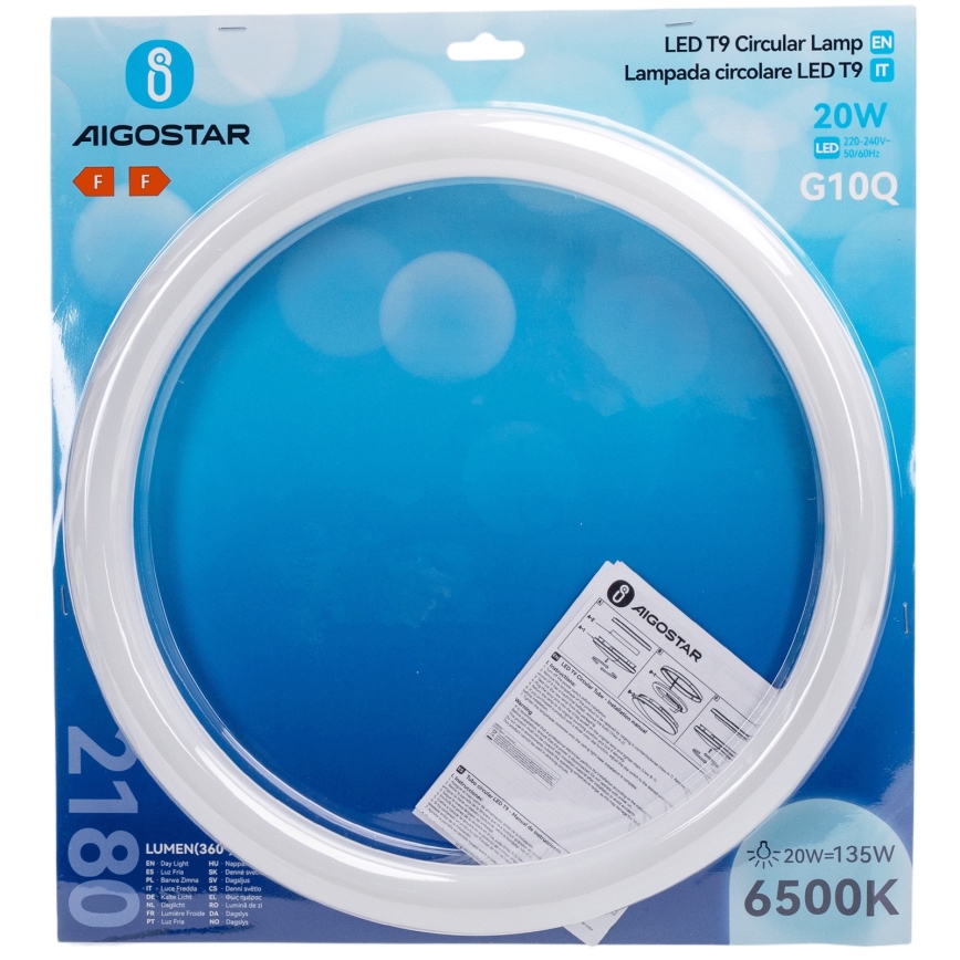 LED vamzdelis G10q/20W/230V 6500K - Aigostar