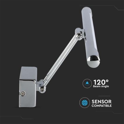 LED Veidrodžio apšvietimas LED/13W/230V 3000K 64cm chromas