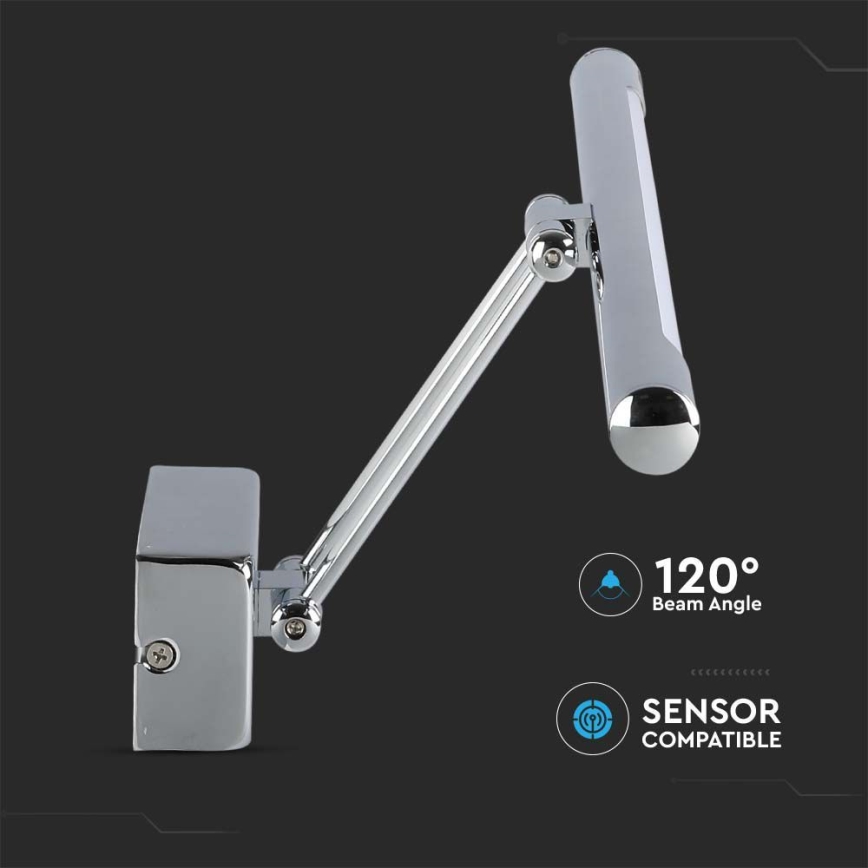 LED Veidrodžio apšvietimas LED/13W/230V 3000K 64cm chromas