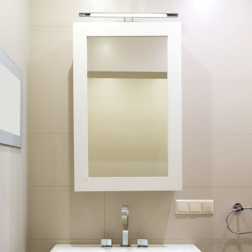 LED veidrodžio apšvietimas LED/9W/230V 3000K 50cm blizgus chromas