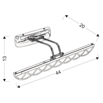 LED Veidrodžio šviestuvas MOVE LED/6W/230V