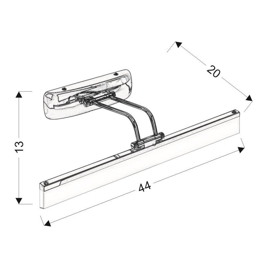 LED Veidrodžio šviestuvas SIDE LED/6W/230V