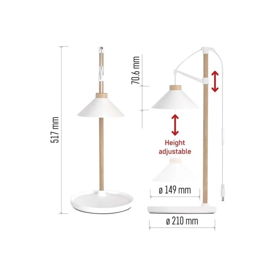 LED vidaus lempa augalų auginimui GROW LED/7W/5V