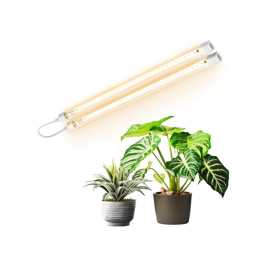 LED virtuvės šviestuvas, kabinamas po spintele augalams auginti GROWLY 2xLED/8,5W/230V balta