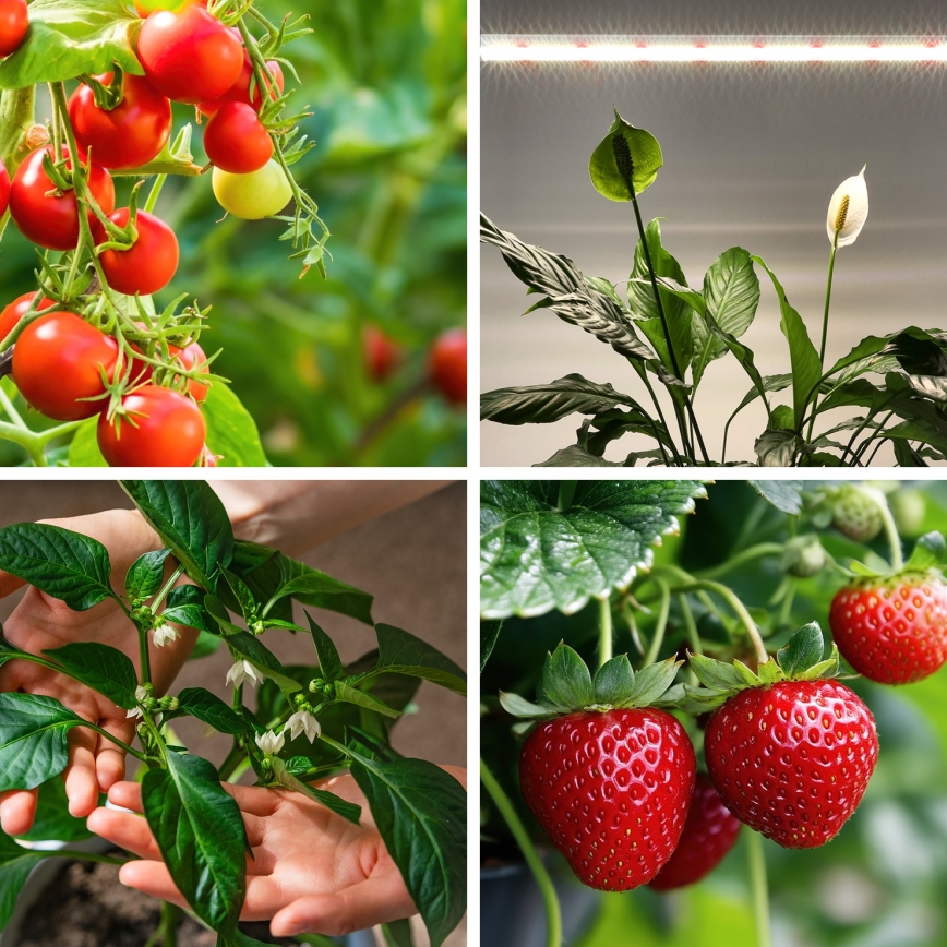LED virtuvės šviestuvas, kabinamas po spintele augalams auginti GROWLY LED/15W/230W
