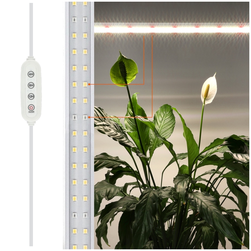 LED virtuvės šviestuvas, kabinamas po spintele augalams auginti GROWLY LED/15W/230W