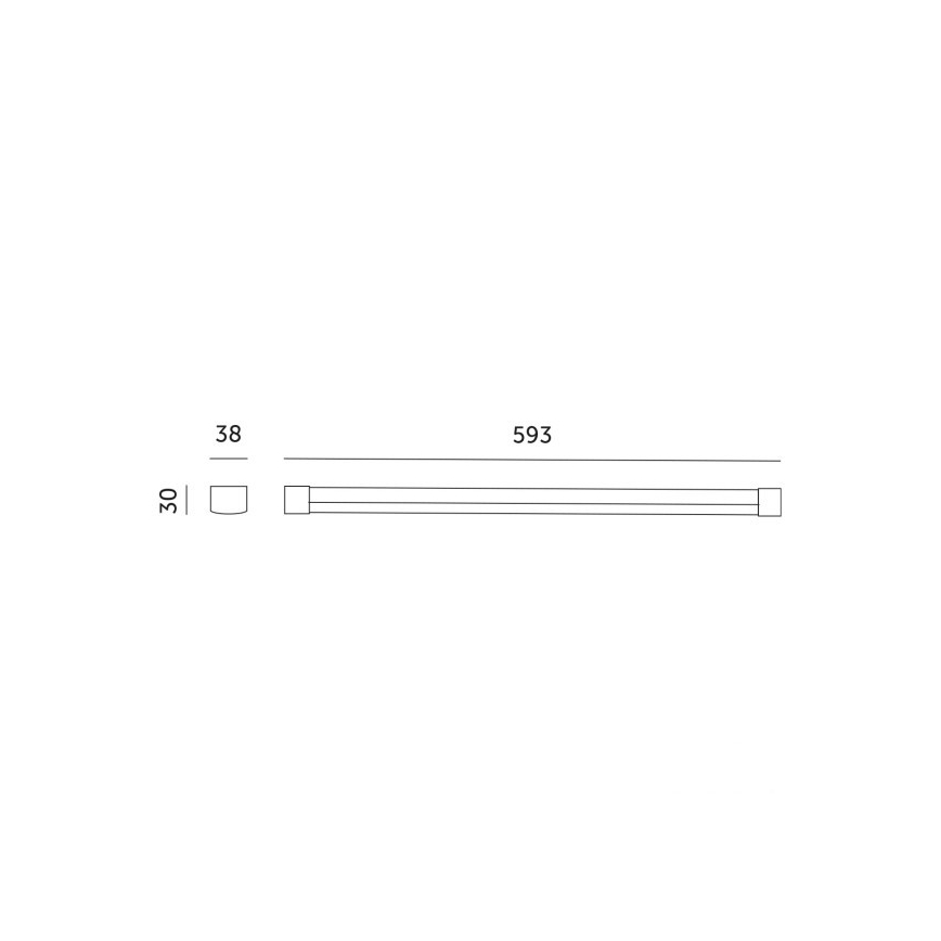 LED virtuvės šviestuvas, kabinamas po spintele augalams auginti GROWLY LED/9W/230V balta