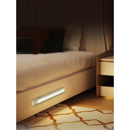 LED virtuvės šviestuvas, kabinamas po spintele CABINET-4 su PIR jutikliu LED/1,5W/230V 1100mAh 4000K