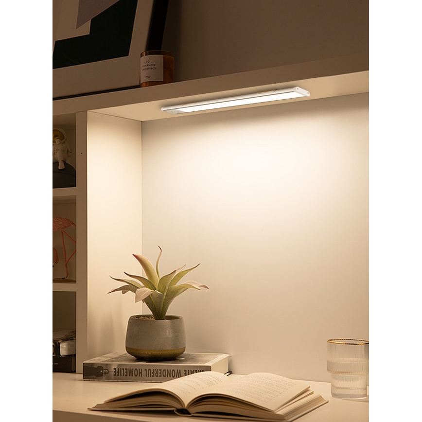 LED virtuvės šviestuvas, kabinamas po spintele CABINET-4 su PIR jutikliu LED/1,5W/230V 1100mAh 4000K
