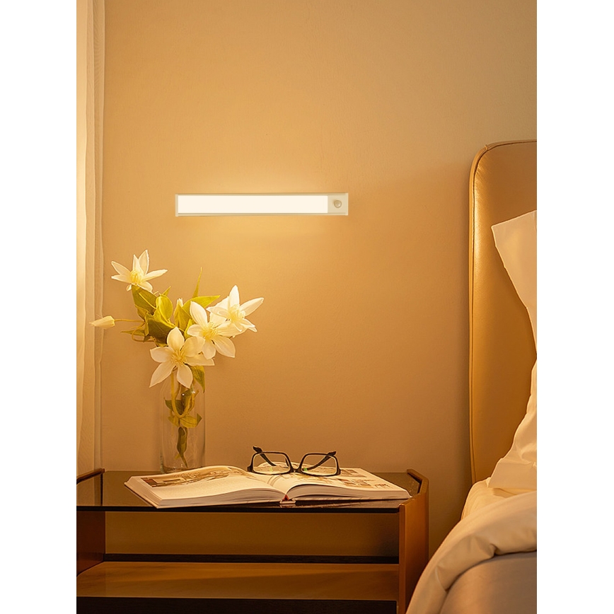 LED virtuvės šviestuvas, kabinamas po spintele CABINET-4 su PIR jutikliu LED/1,5W/230V 1100mAh 4000K