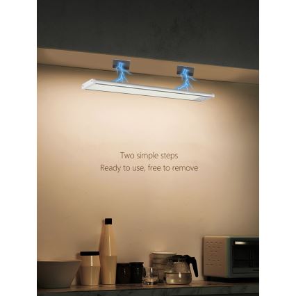 LED virtuvės šviestuvas, kabinamas po spintele CABINET-4 su PIR jutikliu LED/1,5W/230V 1100mAh 4000K