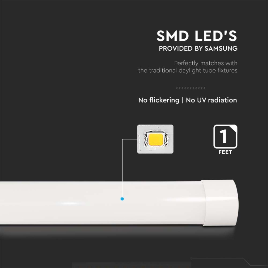 LED virtuvės šviestuvas, kabinamas po spintele LED/10W/230V 6500K 30 cm