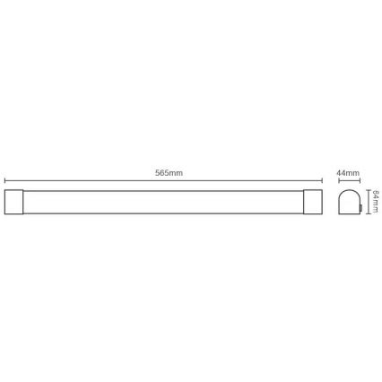 LED virtuvės šviestuvas, kabinamas po spintele LED/15W/230V IP44