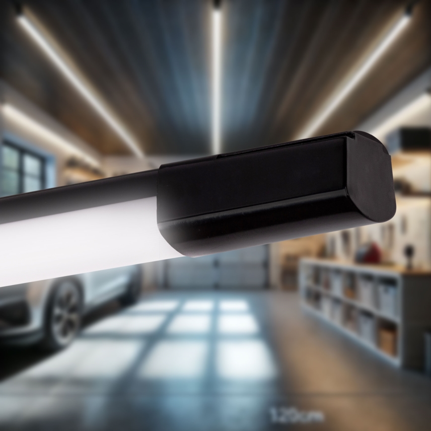 LED virtuvės šviestuvas, kabinamas po spintele LED/36W/230V 4000K 120 cm juoda