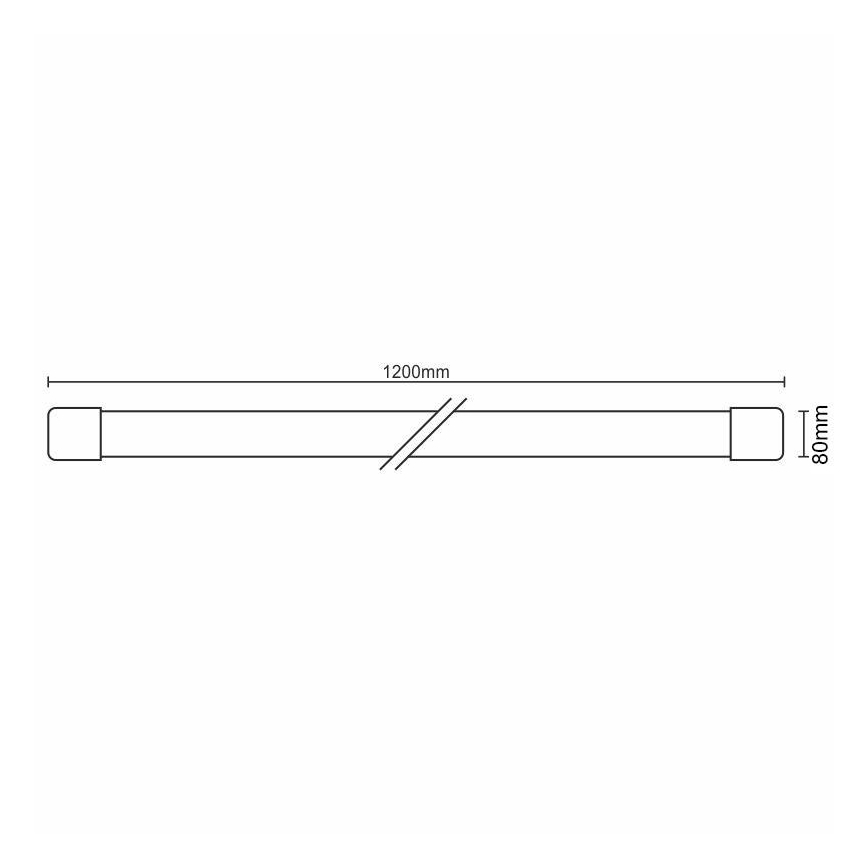 LED virtuvės šviestuvas, kabinamas po spintele LED/40W/230V 4000K IP40