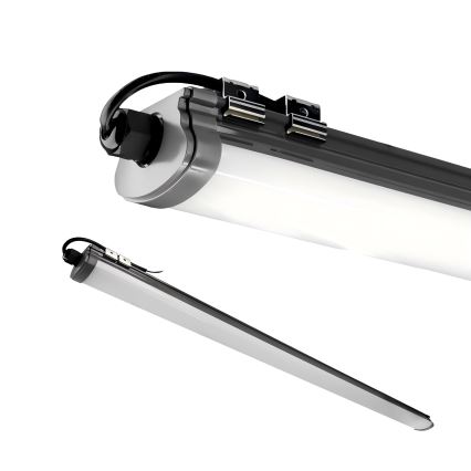 LED virtuvės šviestuvas, kabinamas po spintele LED/60W/230V 6000K 120 cm IP65 juoda