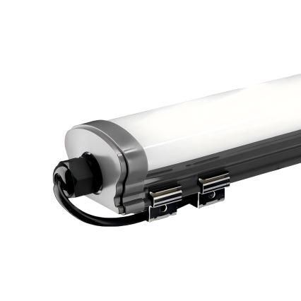 LED virtuvės šviestuvas, kabinamas po spintele LED/60W/230V 6000K 120 cm IP65 juoda