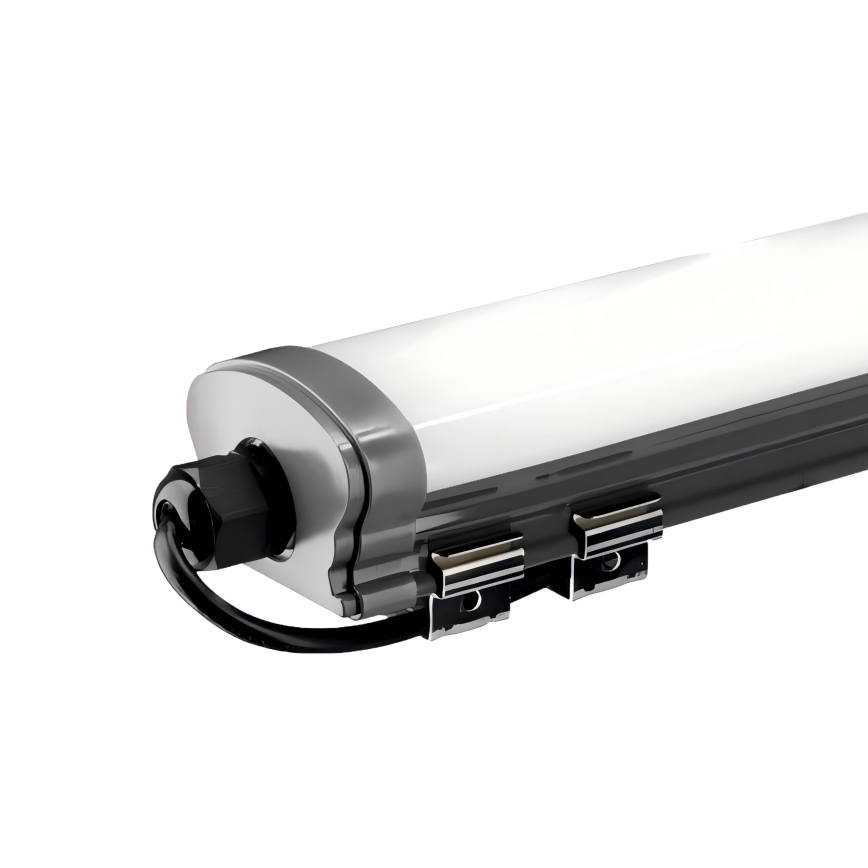 LED virtuvės šviestuvas, kabinamas po spintele LED/60W/230V 6000K 120 cm IP65 juoda