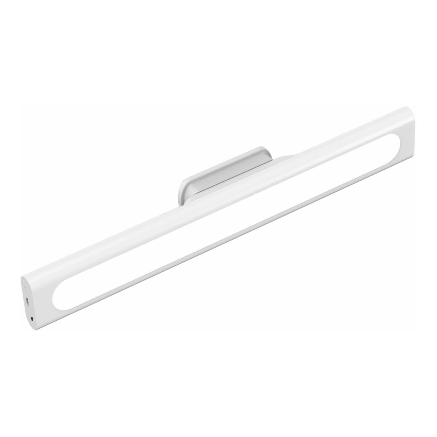 LED virtuvės šviestuvas, kabinamas po spintele magnetinis LED/2,5W/5V USB 2700/4000/6500K 1200 mAh 35 cm balta