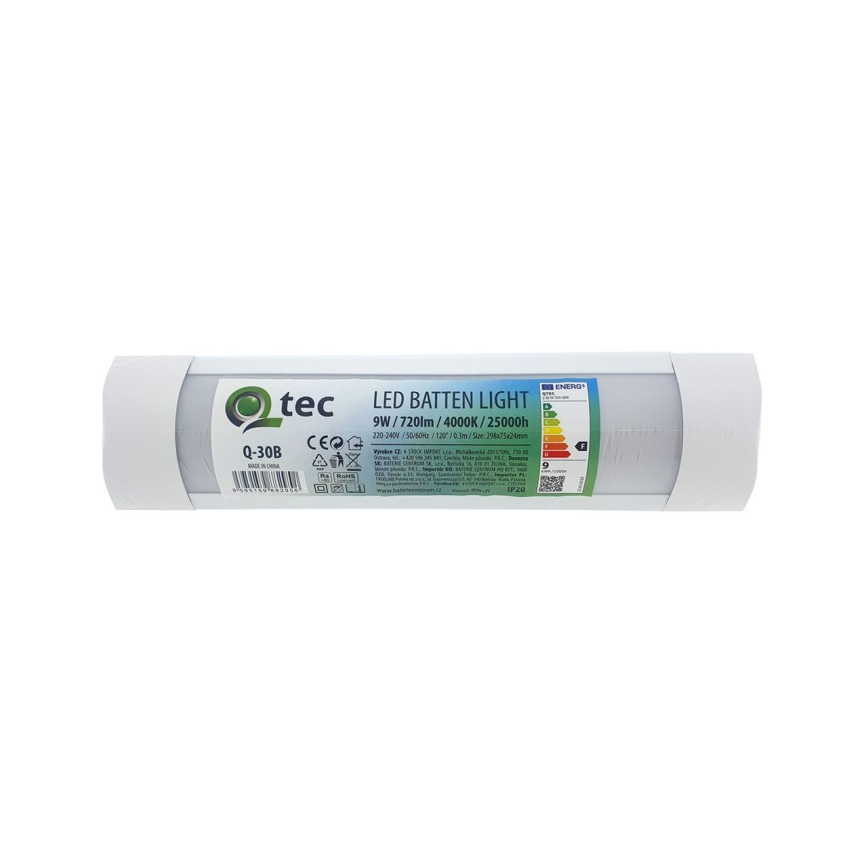 LED virtuvės šviestuvas, kabinamas po spintele QTEC LED/9W/230V 30 cm balta