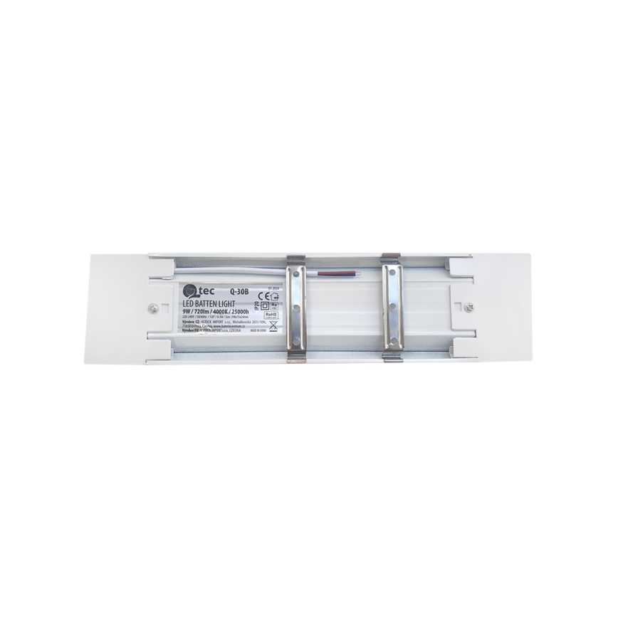 LED virtuvės šviestuvas, kabinamas po spintele QTEC LED/9W/230V 30 cm balta