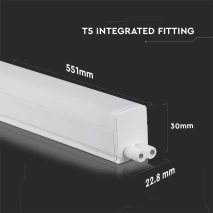 LED virtuvės šviestuvas, kabinamas po spintele SAMSUNG CHIP LED/7W/230V 6500K 55 cm