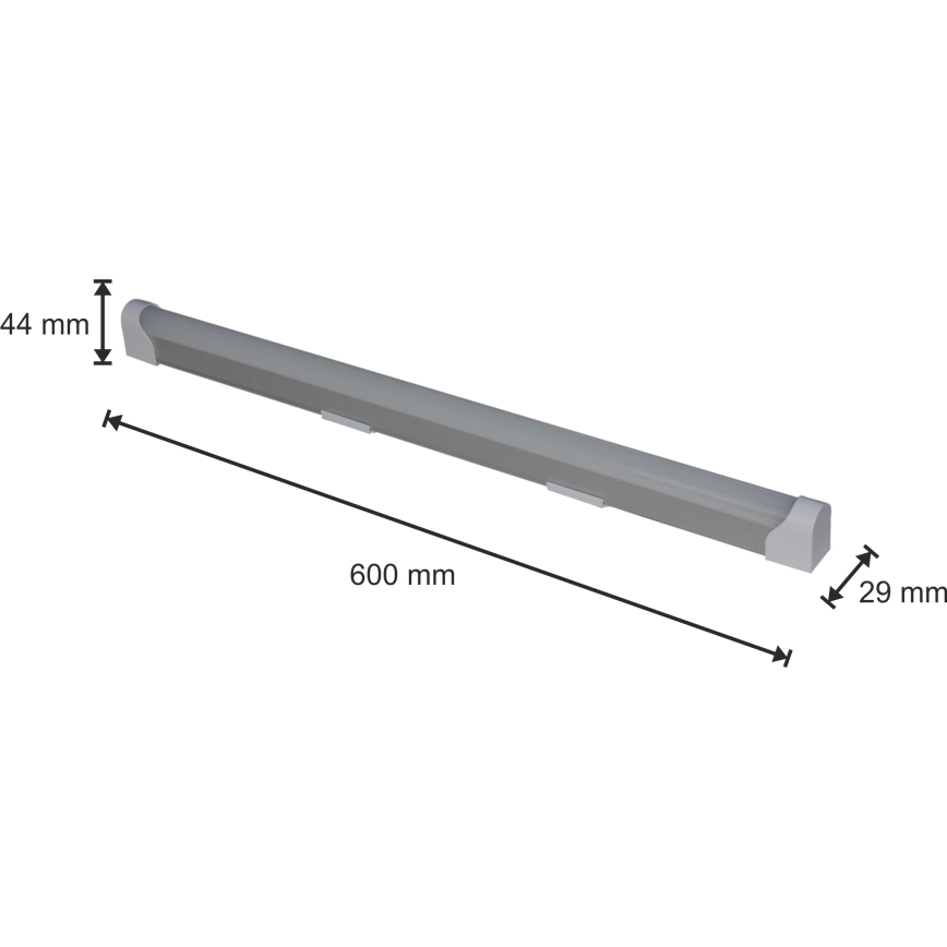 LED virtuvinis šviestuvas, kabinamas po spintele LED/10W/230V