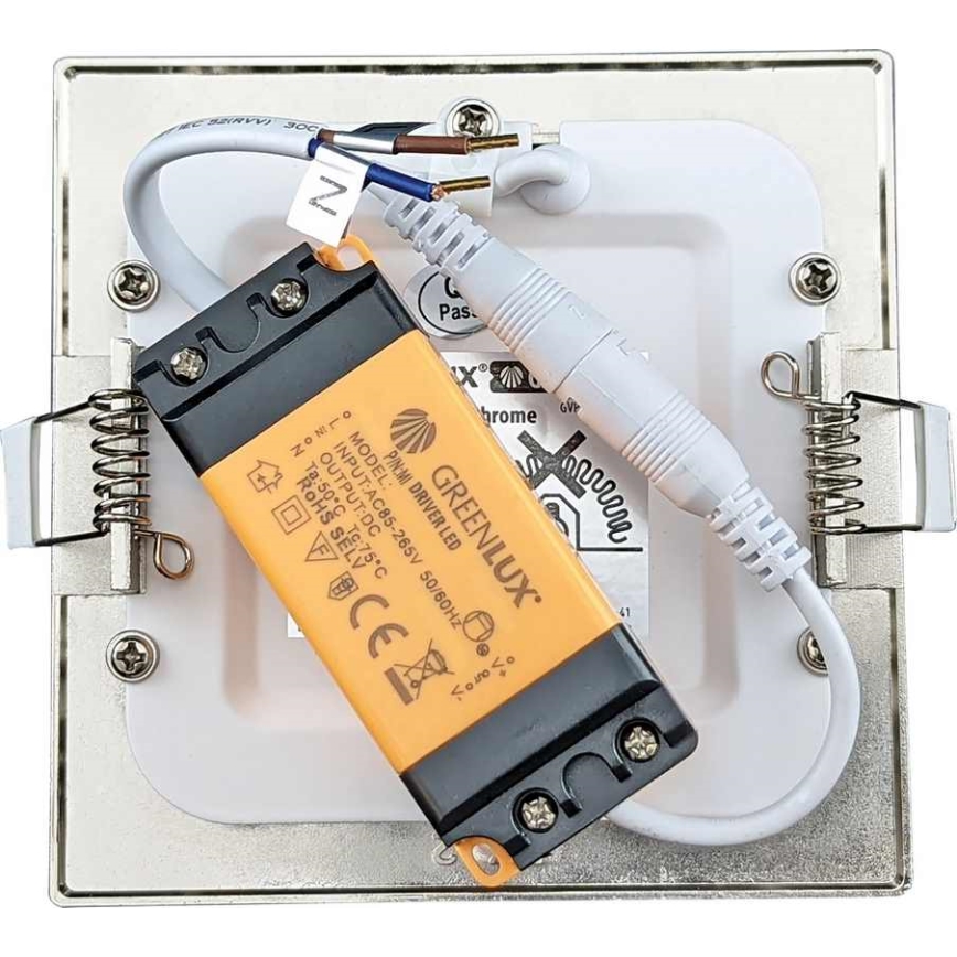 LED Vonios Įleidžiamas šviestuvas VEGA LED/6W/230V 2800K 11,8 cm IP44