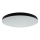LED vonios kambario lubinis šviestuvas FLUME LED/10W/230V Ø 22,5 cm IP44 juodas