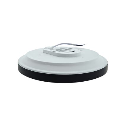 LED vonios kambario lubinis šviestuvas FLUME LED/10W/230V Ø 22,5 cm IP44 juodas