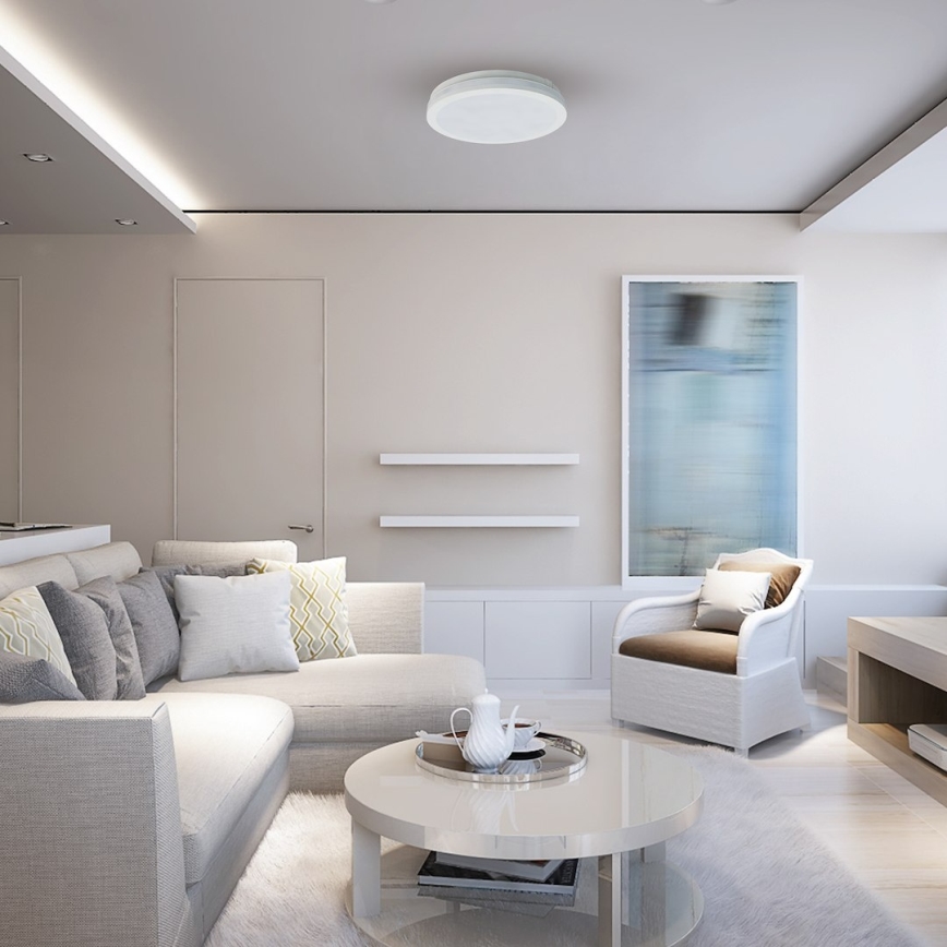 LED vonios kambario lubinis šviestuvas MARLON LED/36W/230V Ø 30 cm IP54 baltas