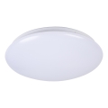 LED vonios kambario lubinis šviestuvas su judesio ir sutemų jutikliu CORSO LED/12W/230V 3000/4000/6500K skersmuo 27,8 cm IP44