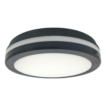 LED vonios kambario lubinis šviestuvas su judesio jutikliu LED/20W/230V 3000/4000/6500K skersmuo 23 cm IP54 antracitas