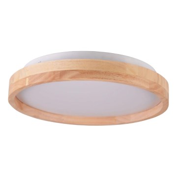 LED vonios kambario medinis lubinis šviestuvas LED/12W/230V Ø 27 cm IP44 ąžuolas