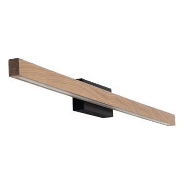 LED Vonios kambario sieninis šviestuvas AQUAVIVA LED/12W/230V 80 cm IP44 ąžuolas